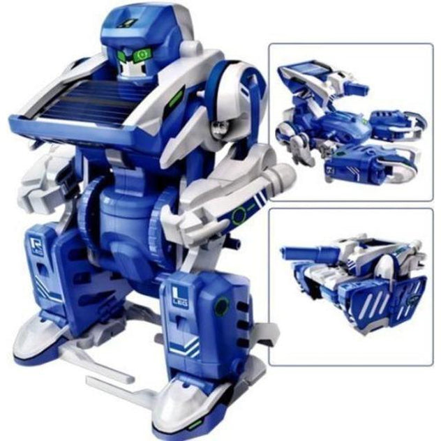 3 in 1 Solar Robot Transformer Kit-toy-Smart Kids Only