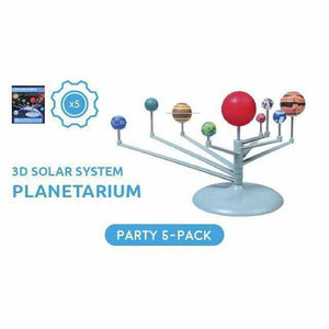 3D Solar System Planetarium Kit - Party Pack - 5 Kits-toy-Smart Kids Only