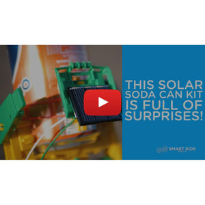 6 in 1 Solar DIY Soda Can Robot - Recycling Kit-toy-Smart Kids Only