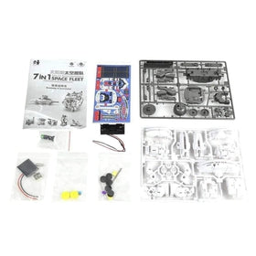7 in 1 DIY Solar Rechargeable Space Fleet-toy-Smart Kids Only