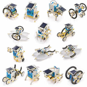 Advanced 14 in 1 DIY Solar Robot Kit - Party Pack - 10 Kits-toy-Smart Kids Only