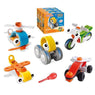 Beginner Build & Play Adventure Vehicles - Super Flexible-toy-Smart Kids Only
