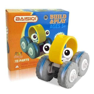 Beginner Build & Play Adventure Vehicles - Super Flexible-toy-Smart Kids Only