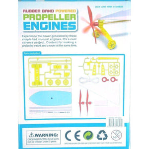 Rubber Band Powered Propeller Engines-toy-Smart Kids Only